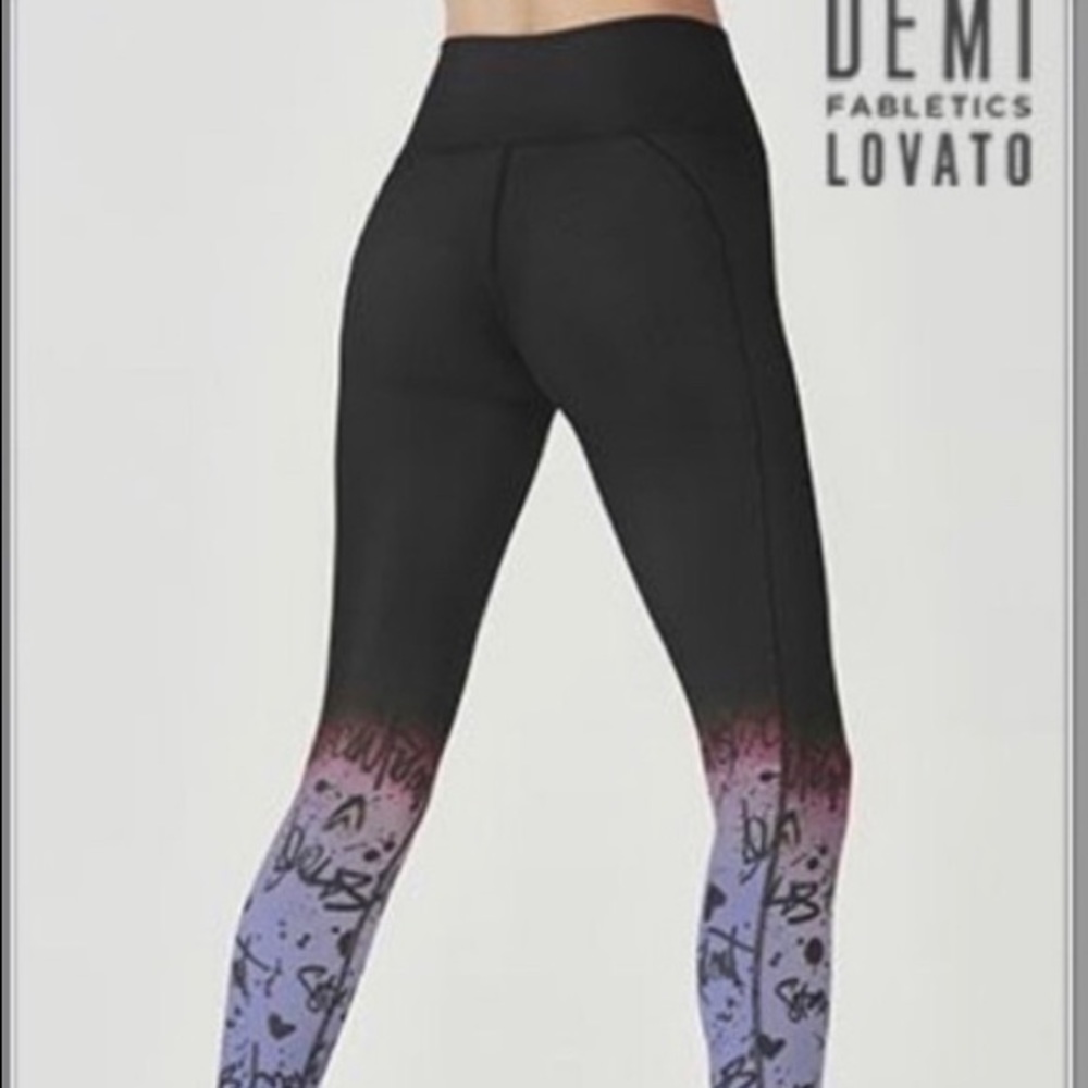 Fabletics Demi Lovato Ombré Powerhold Leggings 🌈